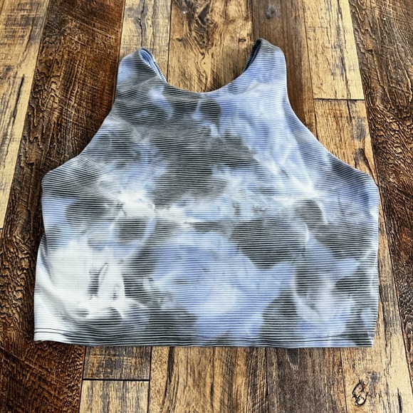 Athleta Tops - Athleta Womens Tank Top Conscious Crop Sports Bra Top Tie Dye Athletic Medium